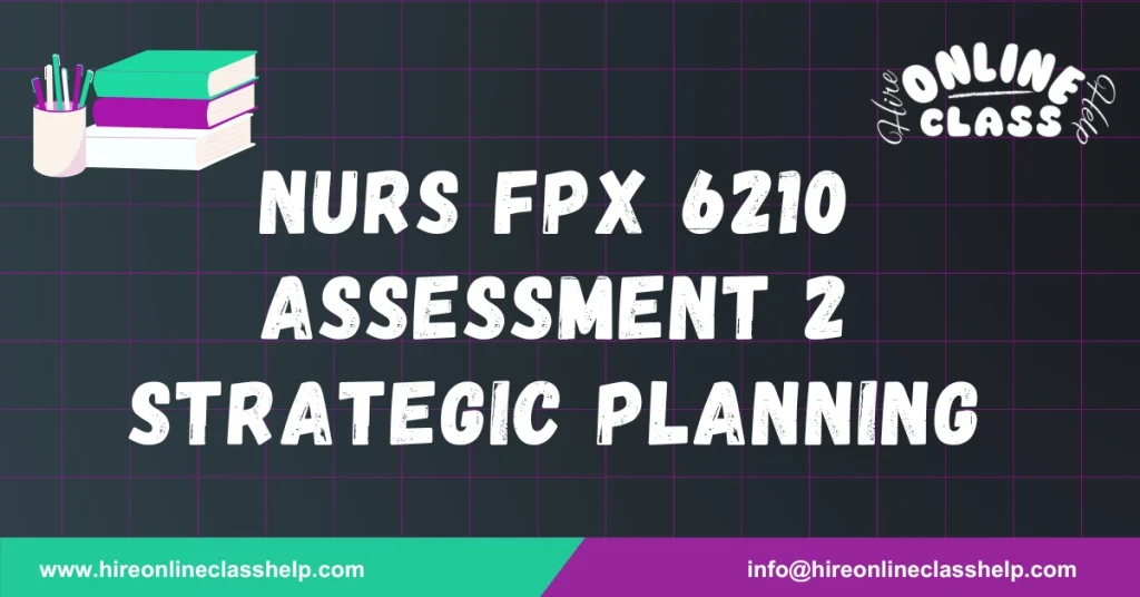 NURS FPX 6210 Assessment 2 Strategic Planning