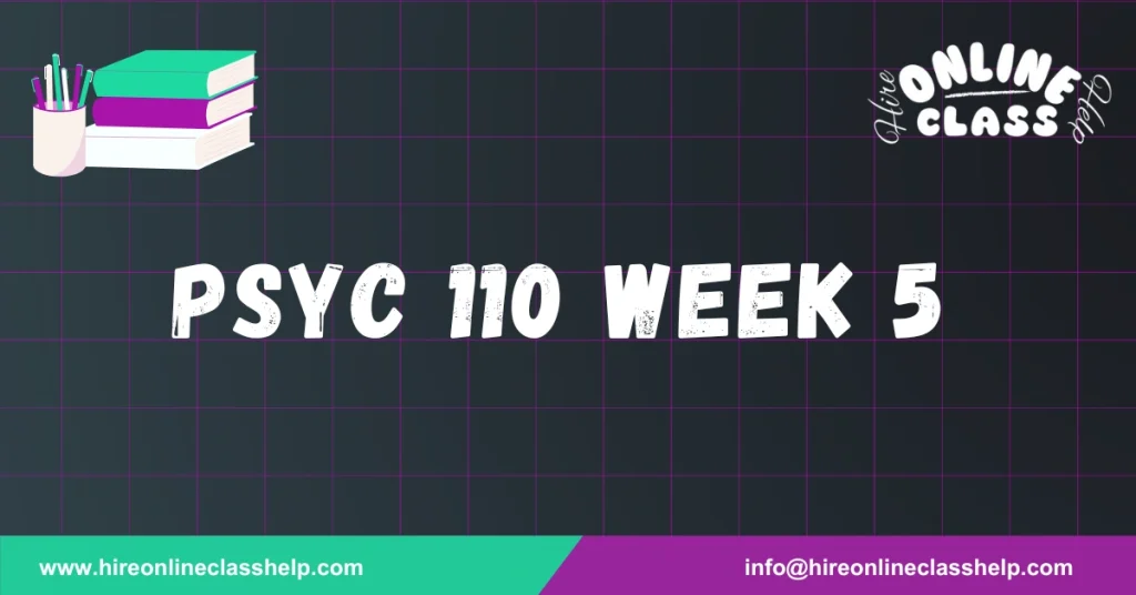 PSYC 110 Week 5