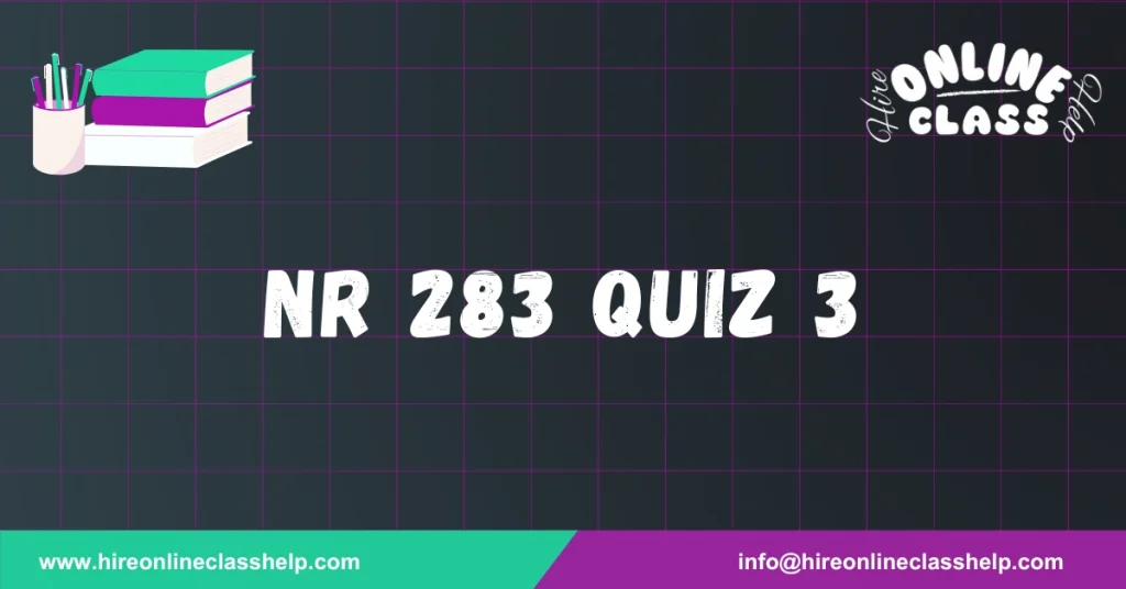 NR 283 Quiz 3