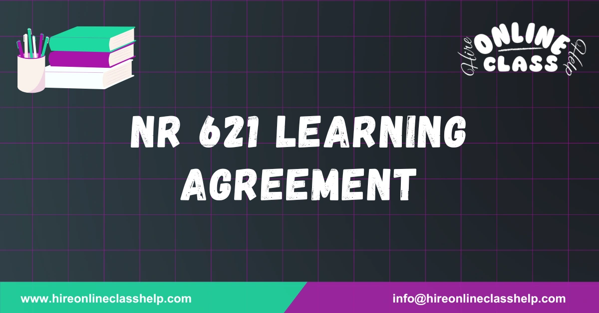 NR 621 Learning Agreement