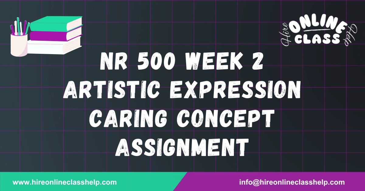 NR 500 Week 2 Artistic Expression Caring Concept Assignment