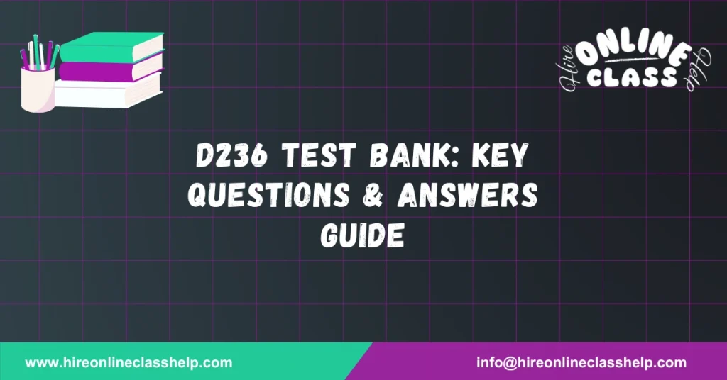 D236 Pathophysiology Final Exam Study Guide