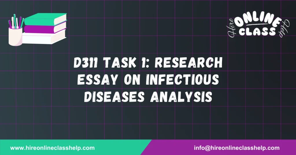 D311 Task 1: Research Essay on Infectious Diseases Analysis