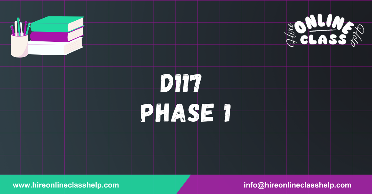 D117 Phase 1