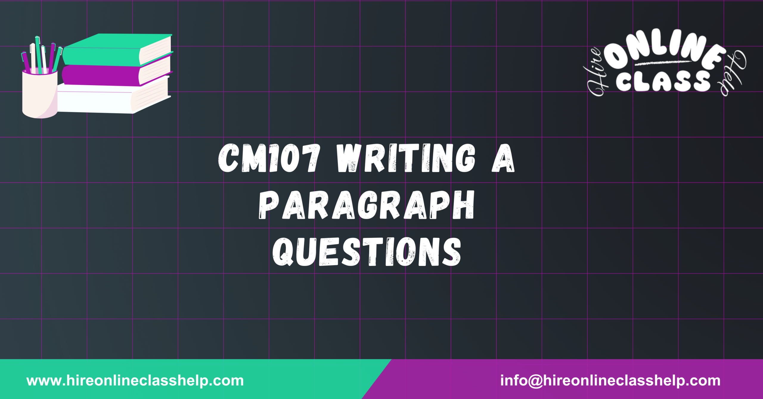 CM107 Writing a Paragraph questions