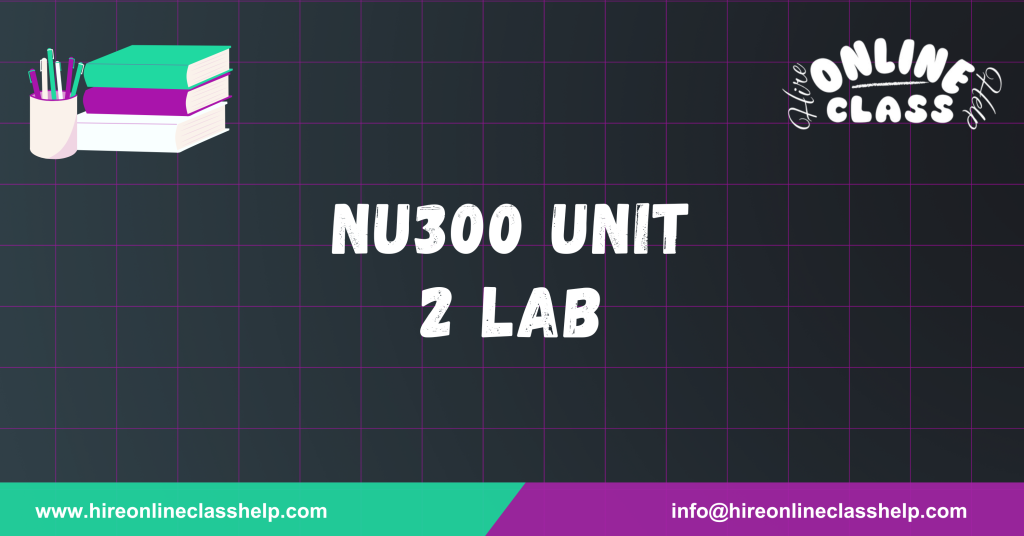 NU300 Unit 2 Lab