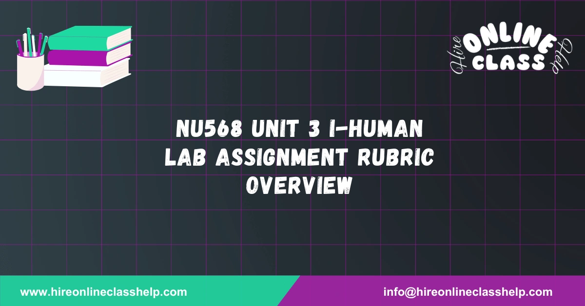 NU568 Unit 3 i-Human Lab Assignment Rubric Overview