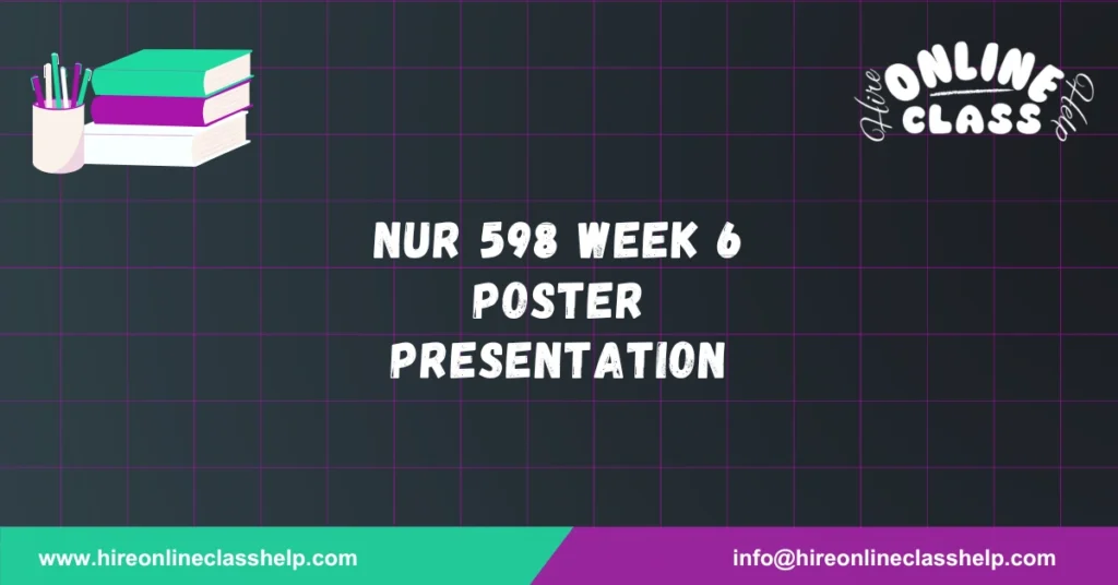 NUR 598 Week 6 Poster Presentation