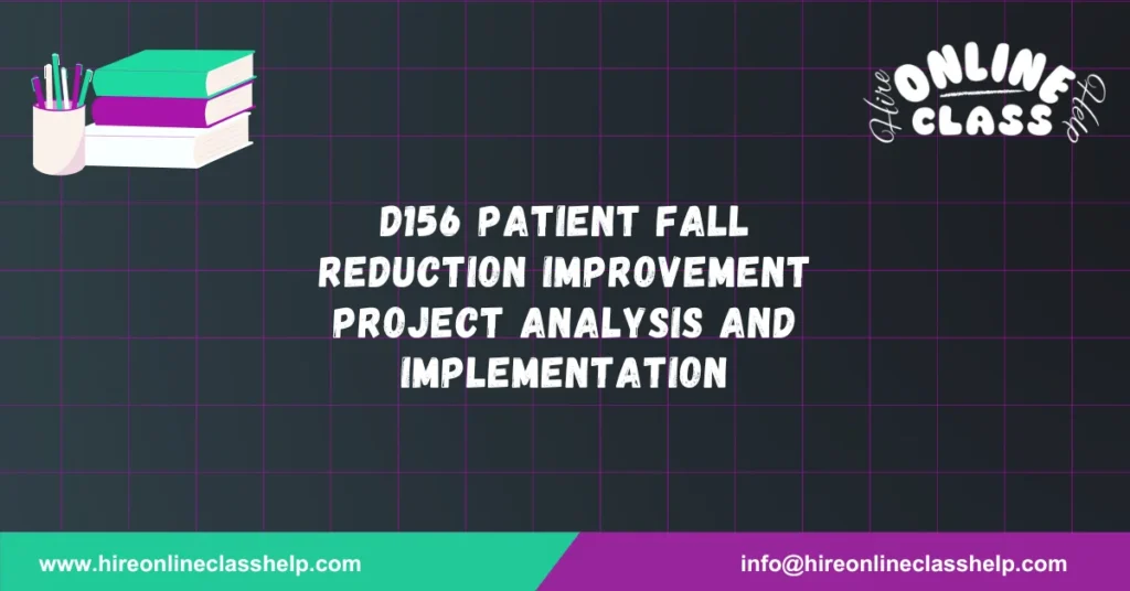 D156 Patient Fall Reduction Improvement Project Analysis and Implementation